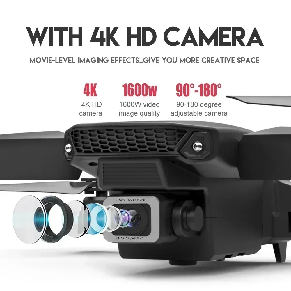 E88 Pro WIFI FPV Drone Wide An - đánh giá và giá Drone Camera Professional