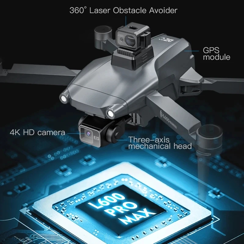 L600 PRO MAX GPS Drone Profess - đánh giá và giá Drone Camera Professional