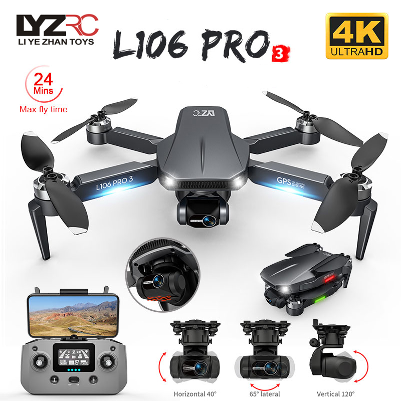 L106 Pro 3 Drone 5G WIFI FPV F - đánh giá và giá Drone Camera Professional