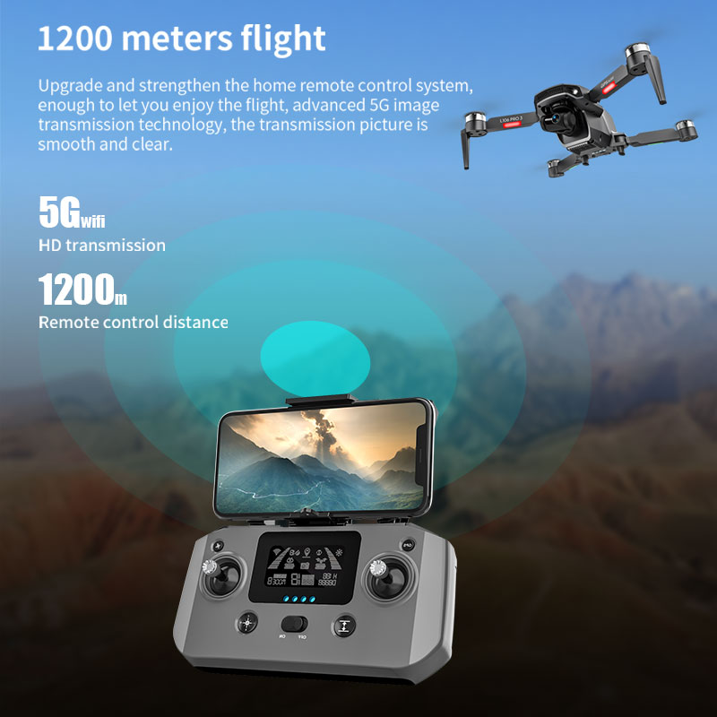 L106 Pro 3 Drone 5G WIFI FPV F - đánh giá và giá Drone Camera Professional