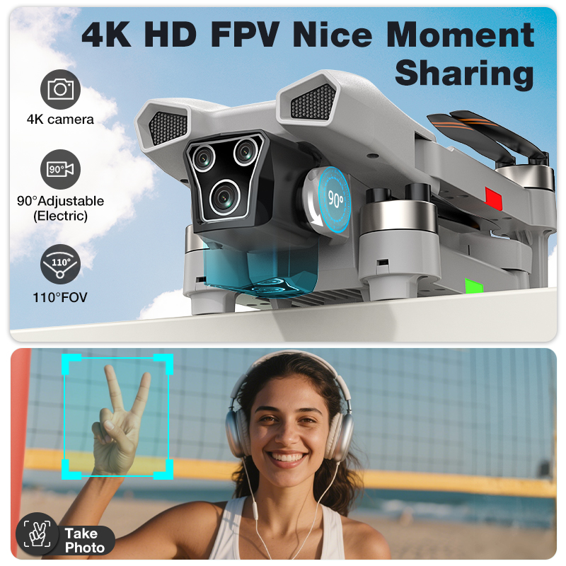 NEW Hot L017 Pro Drone Brushle - đánh giá và giá Drone Camera Professional