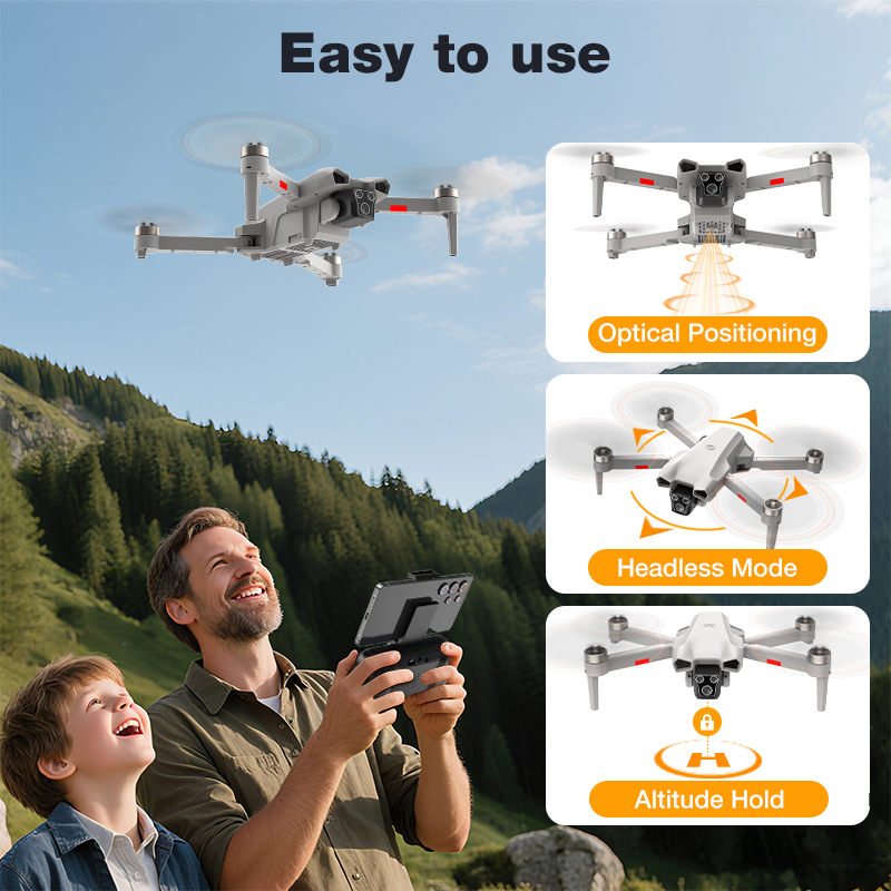 NEW Hot L017 Pro Drone Brushle - đánh giá và giá Drone Camera Professional